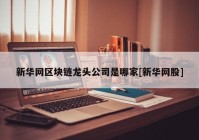 新华网区块链龙头公司是哪家[新华网股]
